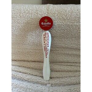 Estrella Damm Cerveza Beer Tap Handle 13.75" Barcelona 1876 Spain Man Cave Pub